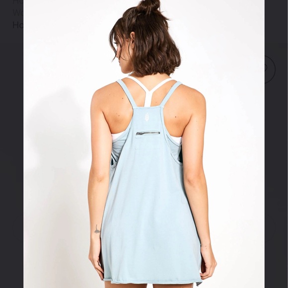 Free People Movement Hot Shot Mini Dress in Eucalyptus-Medium. NWOT - Picture 7 of 10